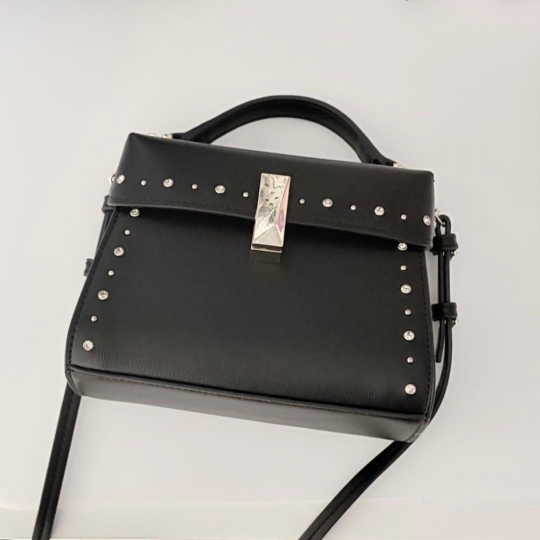 CELFORDリュタン ビジュースタッズポシェット Sブラック