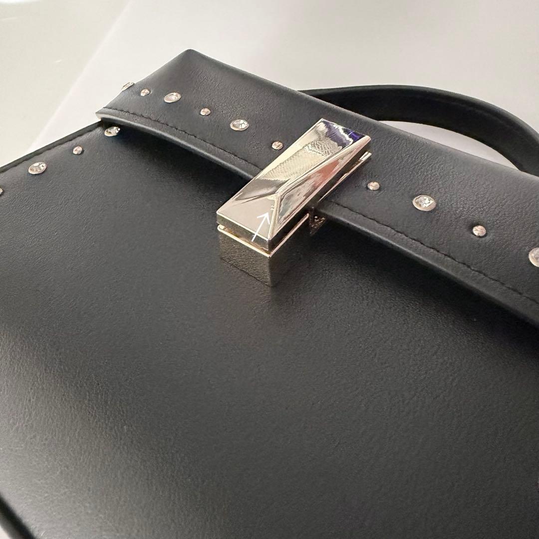 CELFORDリュタン ビジュースタッズポシェット Sブラック