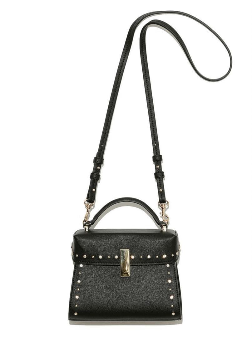 CELFORDリュタン ビジュースタッズポシェット Sブラック