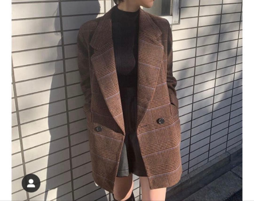 MOUSSY マウジー　CHECK MIDDLE ジャケット