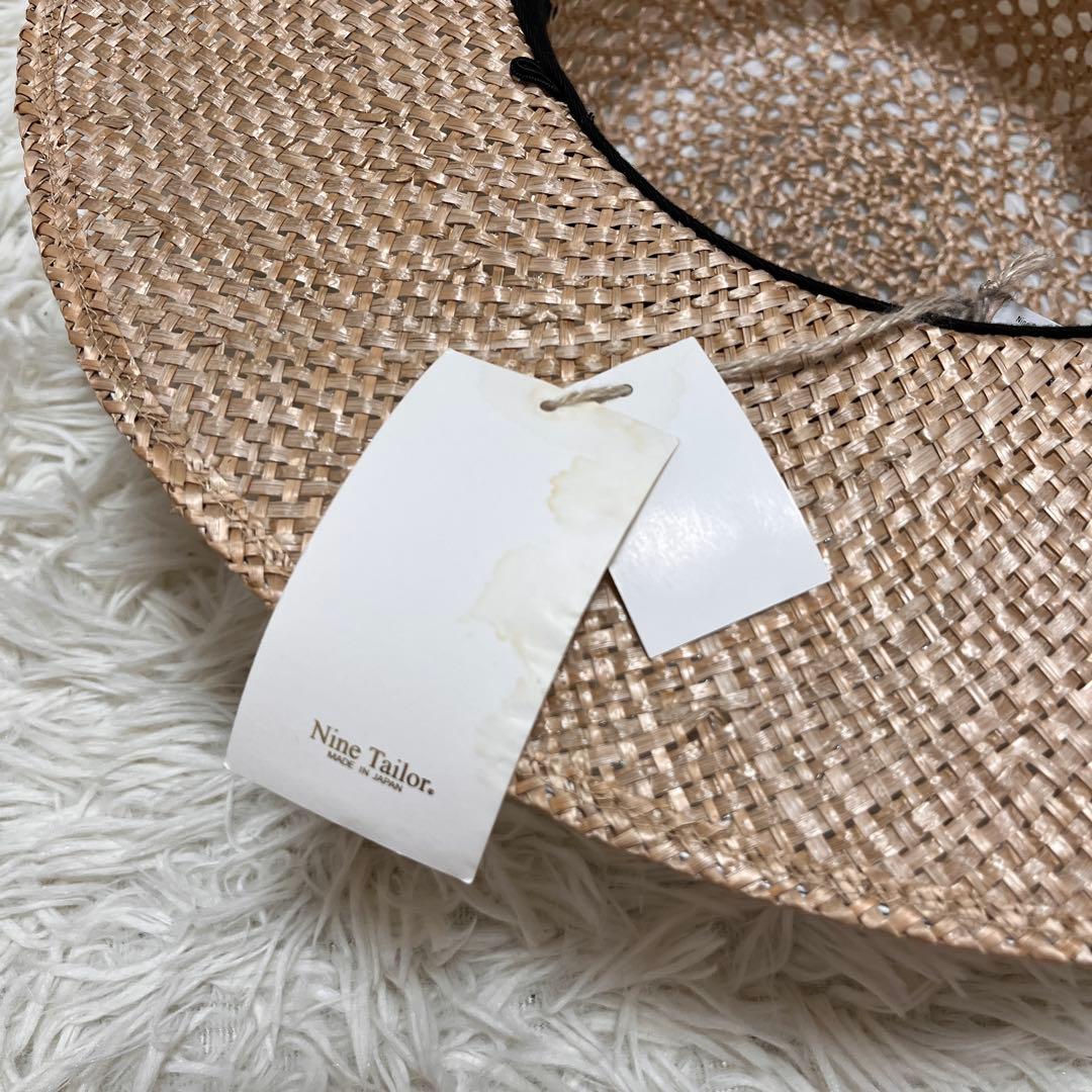 【タグ付き】Nine Tailor　ナイン テイラー　ハット　麦わら帽子　日本製