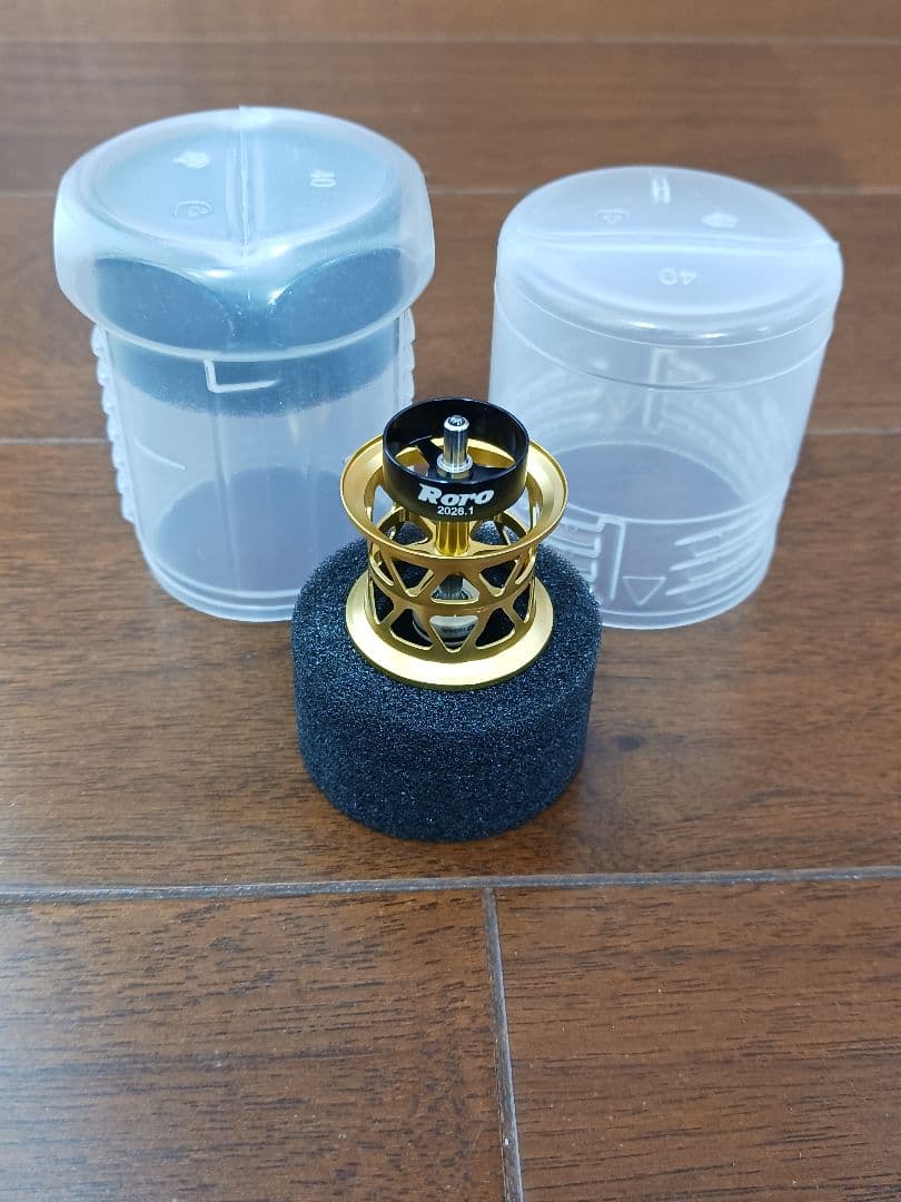 【新品】Roro スプール ゴールド AX-22 渓流 ベイト