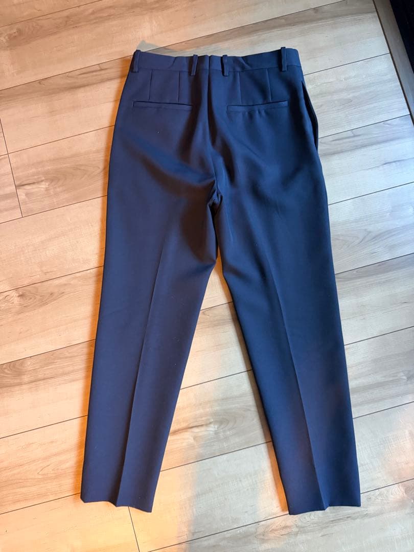 【美品】JILSANDER ジルサンダー スラックス 44 ネイビー