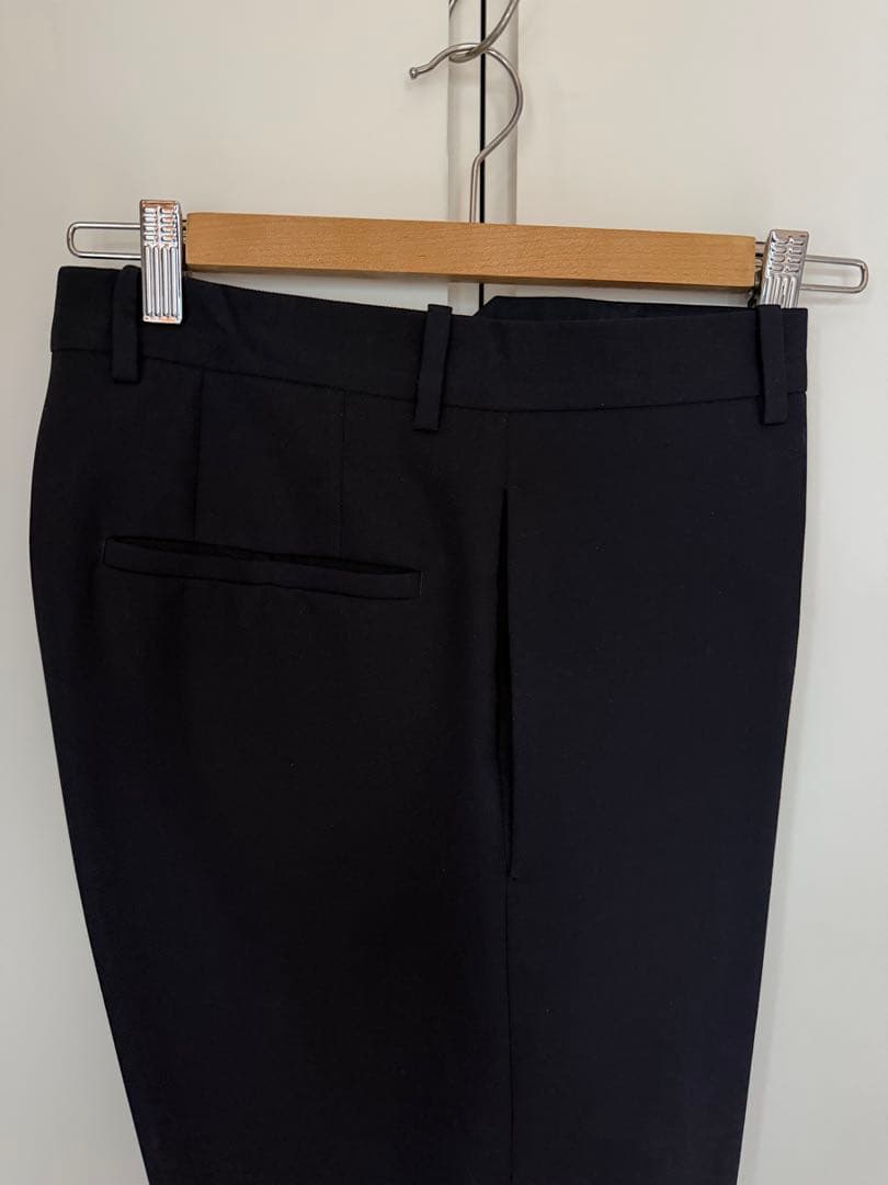 【美品】JILSANDER ジルサンダー スラックス 44 ネイビー