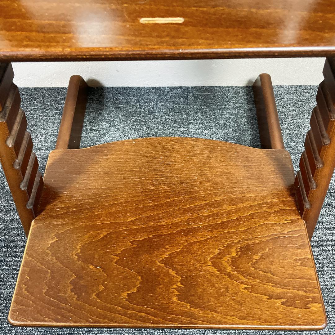 【美品】 人気色　STOKKE トリップトラップ　シリアル3　ウォルナット