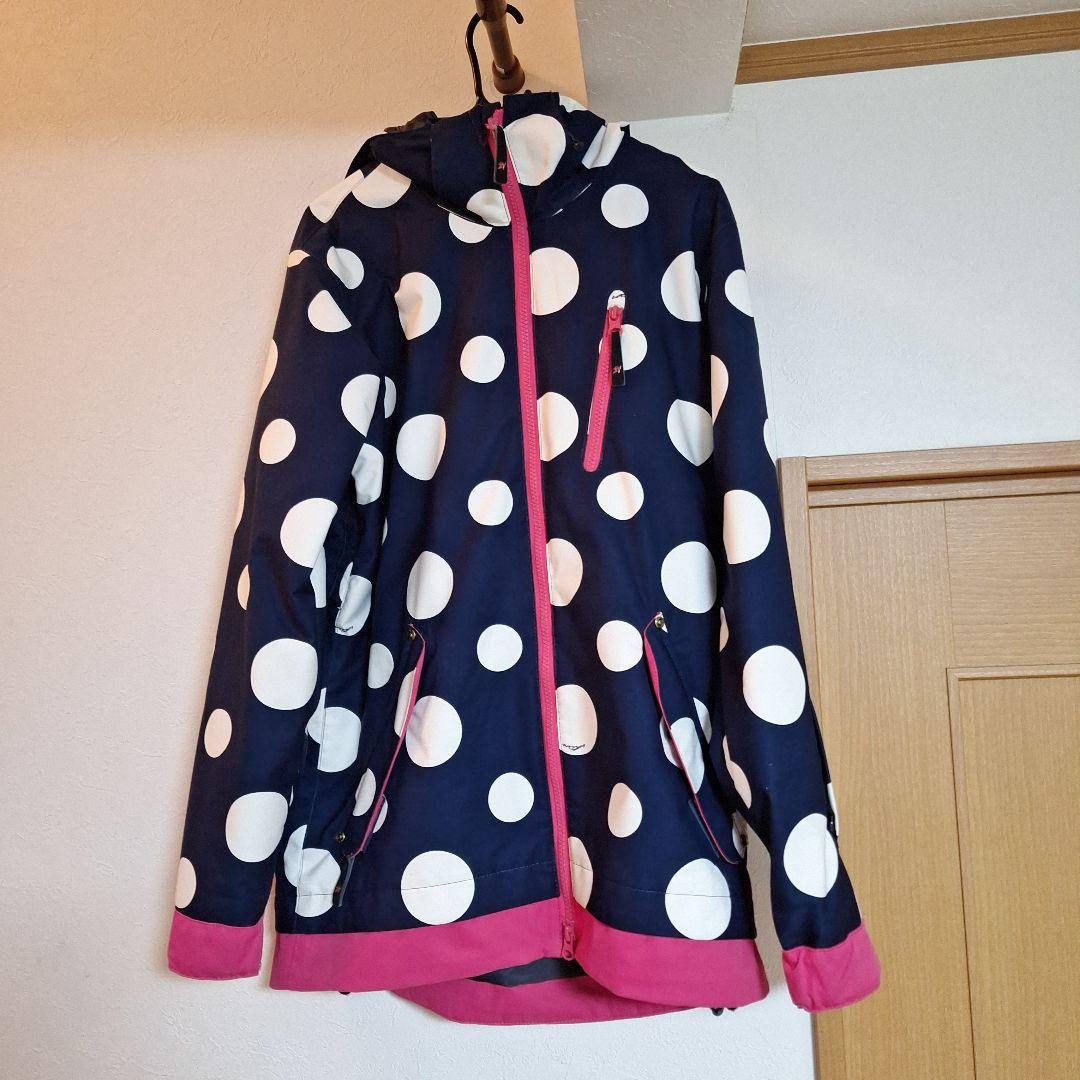 スノーボード用ウェア 　レディース　Mサイズ　ネイビー/ホワイト/ピンク