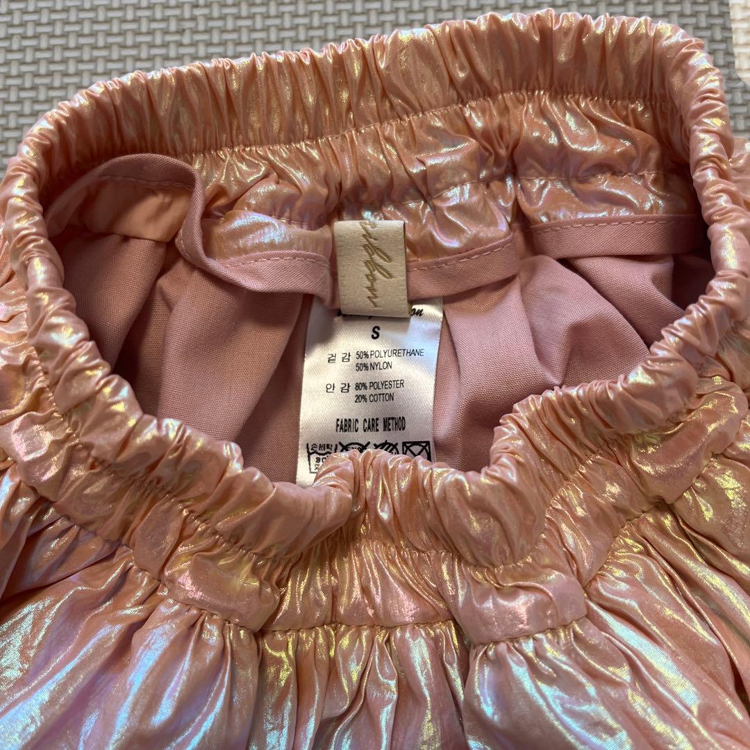 wonny ribbon オーロラスカート ピンク