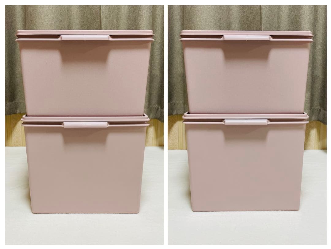 2個セット/タッパーウェア/ウルトラディープ/ディープ/スーパーケース/ピンク