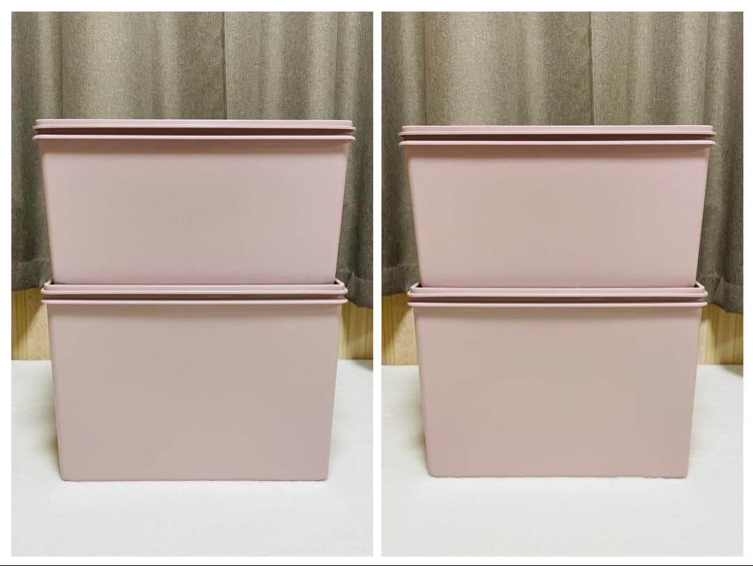 2個セット/タッパーウェア/ウルトラディープ/ディープ/スーパーケース/ピンク