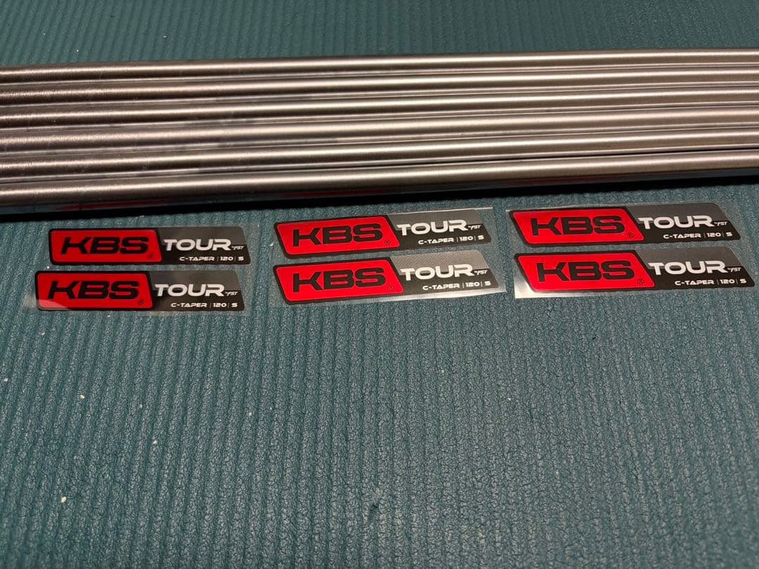KBS TOUR C-TAPER 120 Ｓスチールシャフト 6本セット5-Ｐ