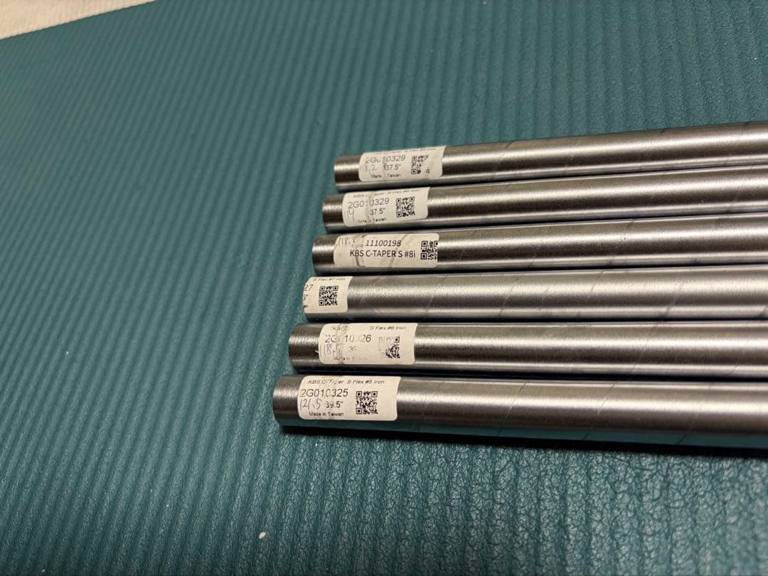 KBS TOUR C-TAPER 120 Ｓスチールシャフト 6本セット5-Ｐ