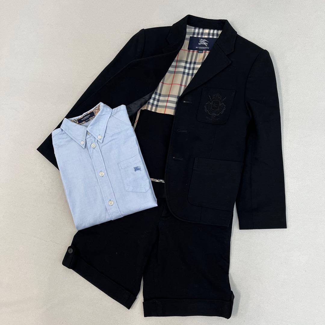 【〇042m】120cm BURBERRY 男の子 短パン ジャケット