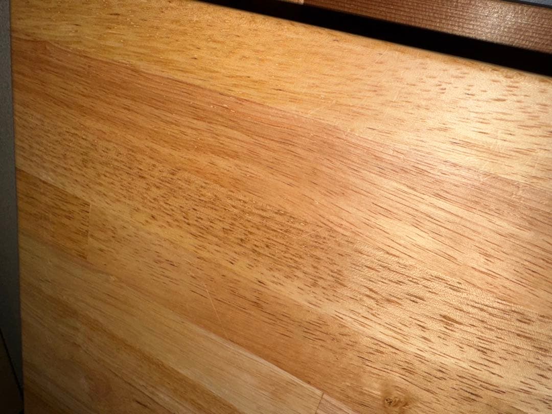 スタンディングデスク × ラバーウッド ナチュラル × Black Steel