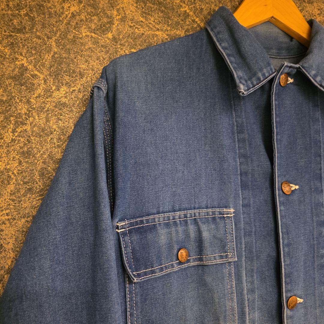 80s BIGMAC ビッグマック　デニムカバーオール　ヴィンテージ　フェード