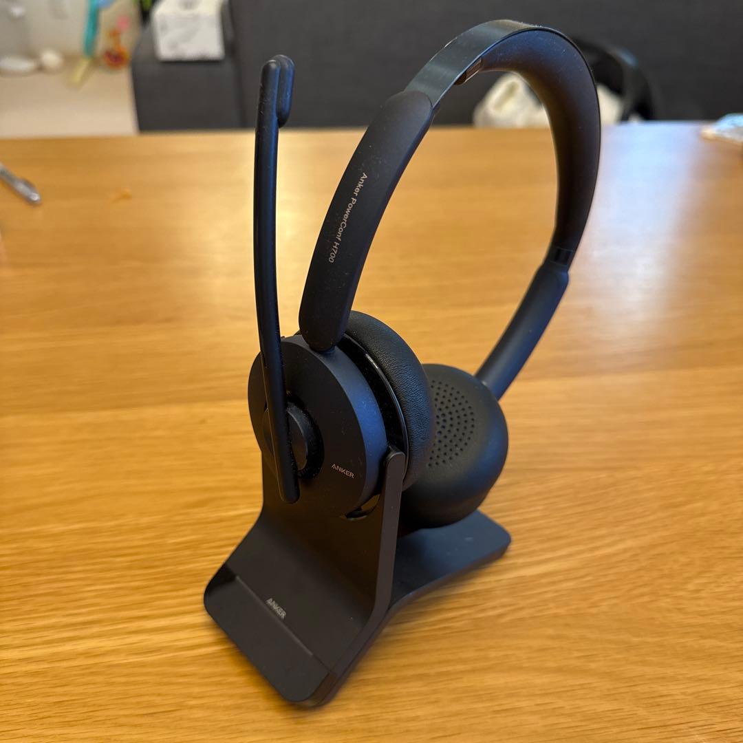 ワイヤレスヘッドセット　Anker PowerConf H700