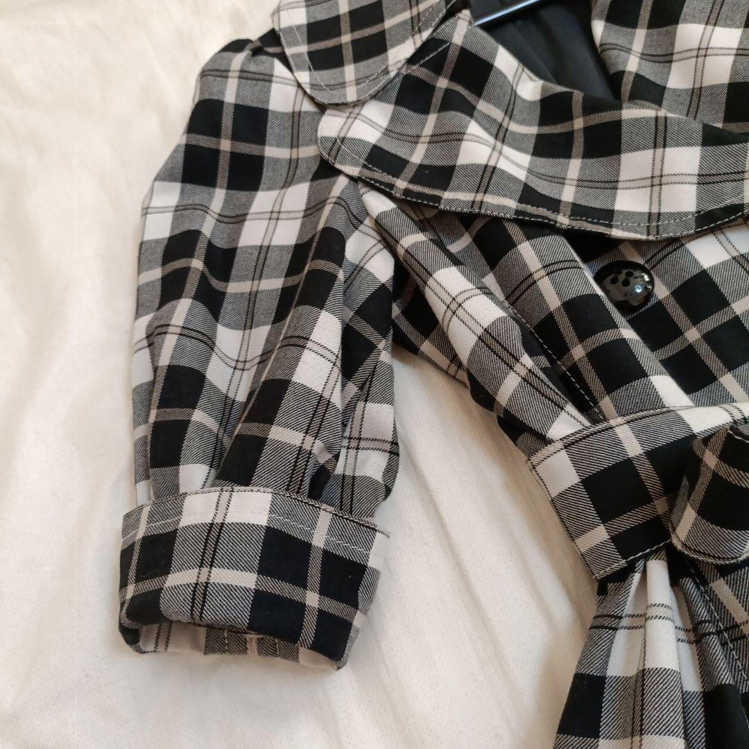 美品BURBERRY BLUE LABEL 刺繍ロゴワンピース　Aライン