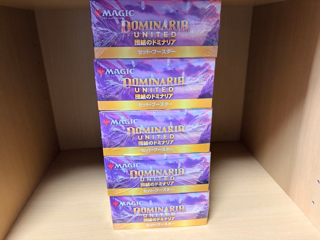マジック:ザ・ギャザリング 団結のドミナリアセット・ブースター 日本語版 5箱