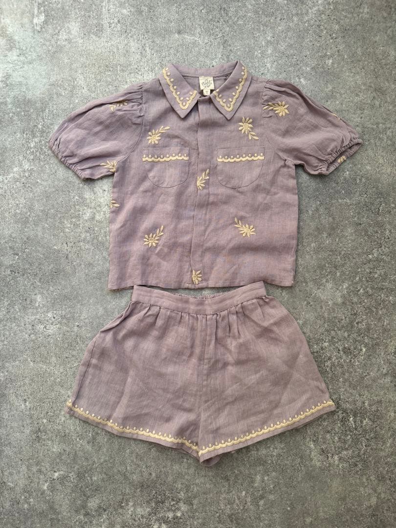 その他 Apolina Ines Set Wisteria 5-7y