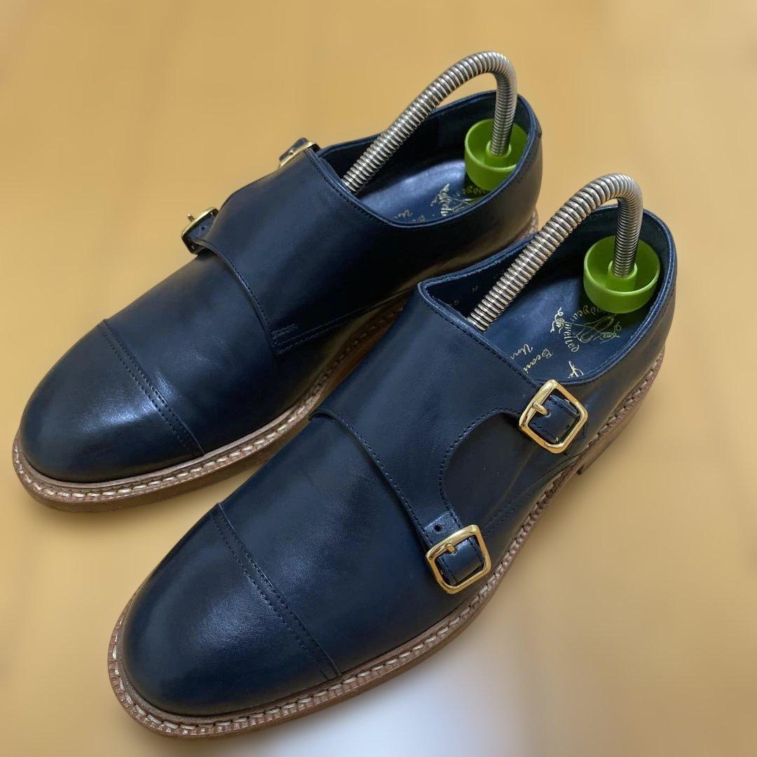 ジャランスリワヤ　98625 ダブルモンクストラップ　6 24,5㎝　美品