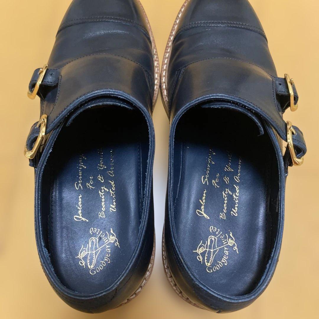 ジャランスリワヤ　98625 ダブルモンクストラップ　6 24,5㎝　美品