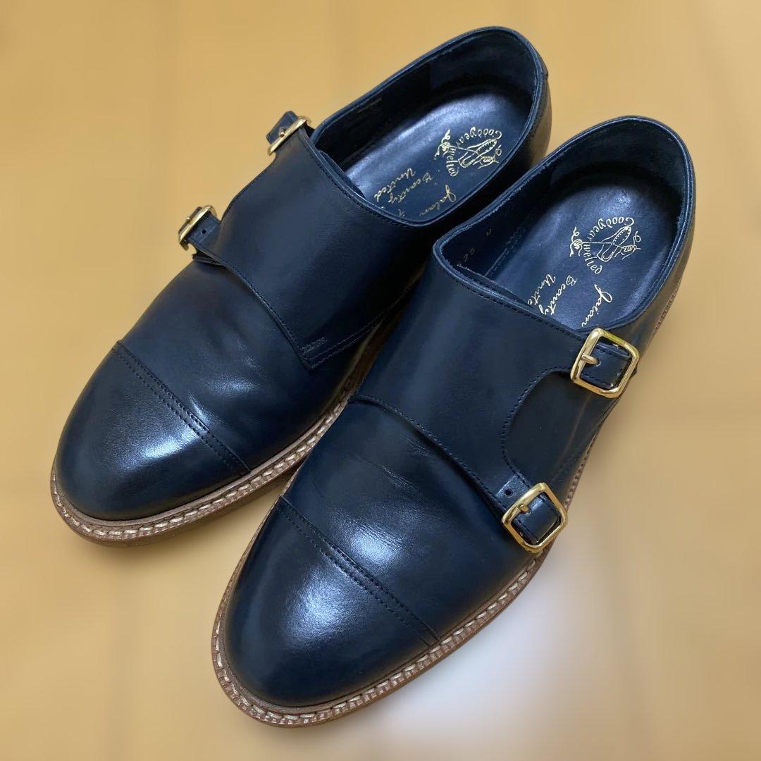 ジャランスリワヤ　98625 ダブルモンクストラップ　6 24,5㎝　美品