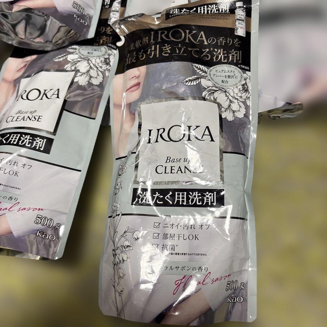 IROKA/イロカ ベースアップクレンズ（洗たく洗剤）つめかえ用 500g×1２