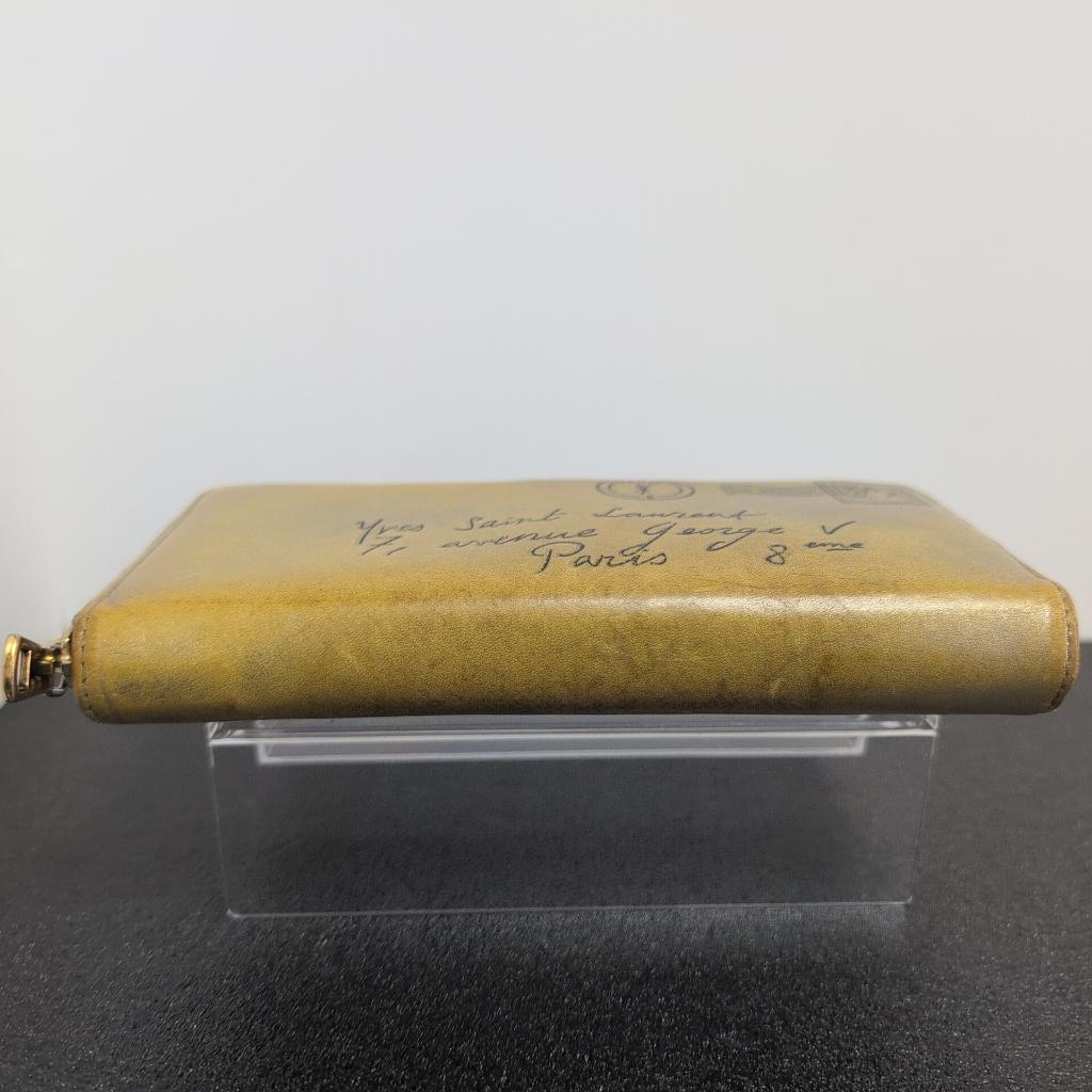 イヴサンローラン　長財布　Yメール　YSL ロゴ　カサンドラ ロゴ　財布　金色