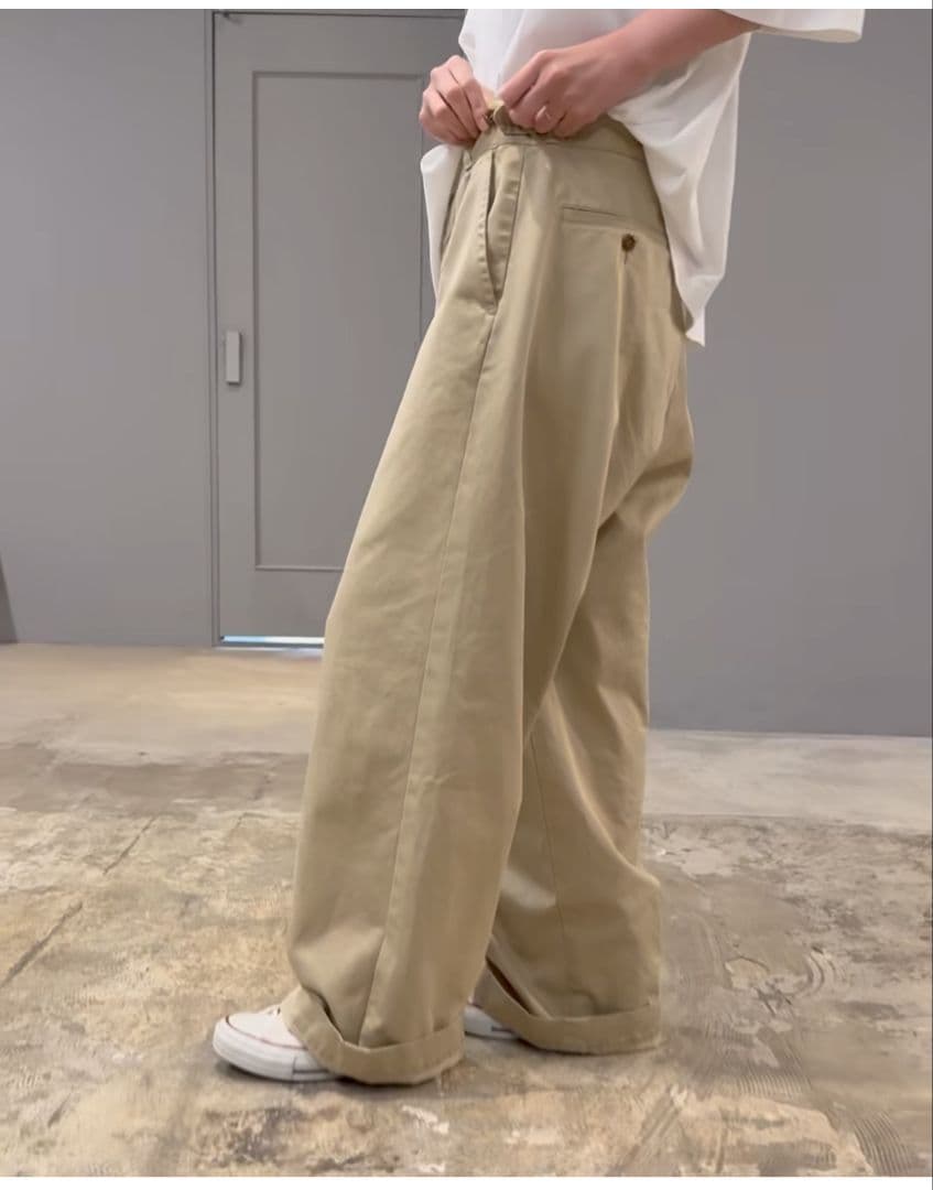 chimala チマラ　チノパン　アジャスター　PLEASE限定　新品