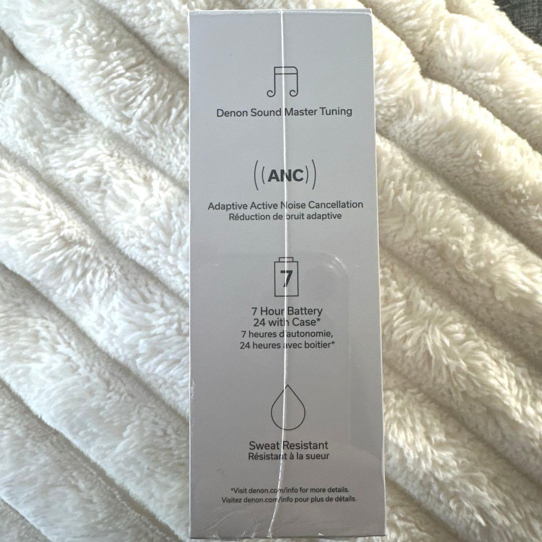 【新品未開封】DENON AH-C840NCW ワイヤレスイヤホン ホワイト