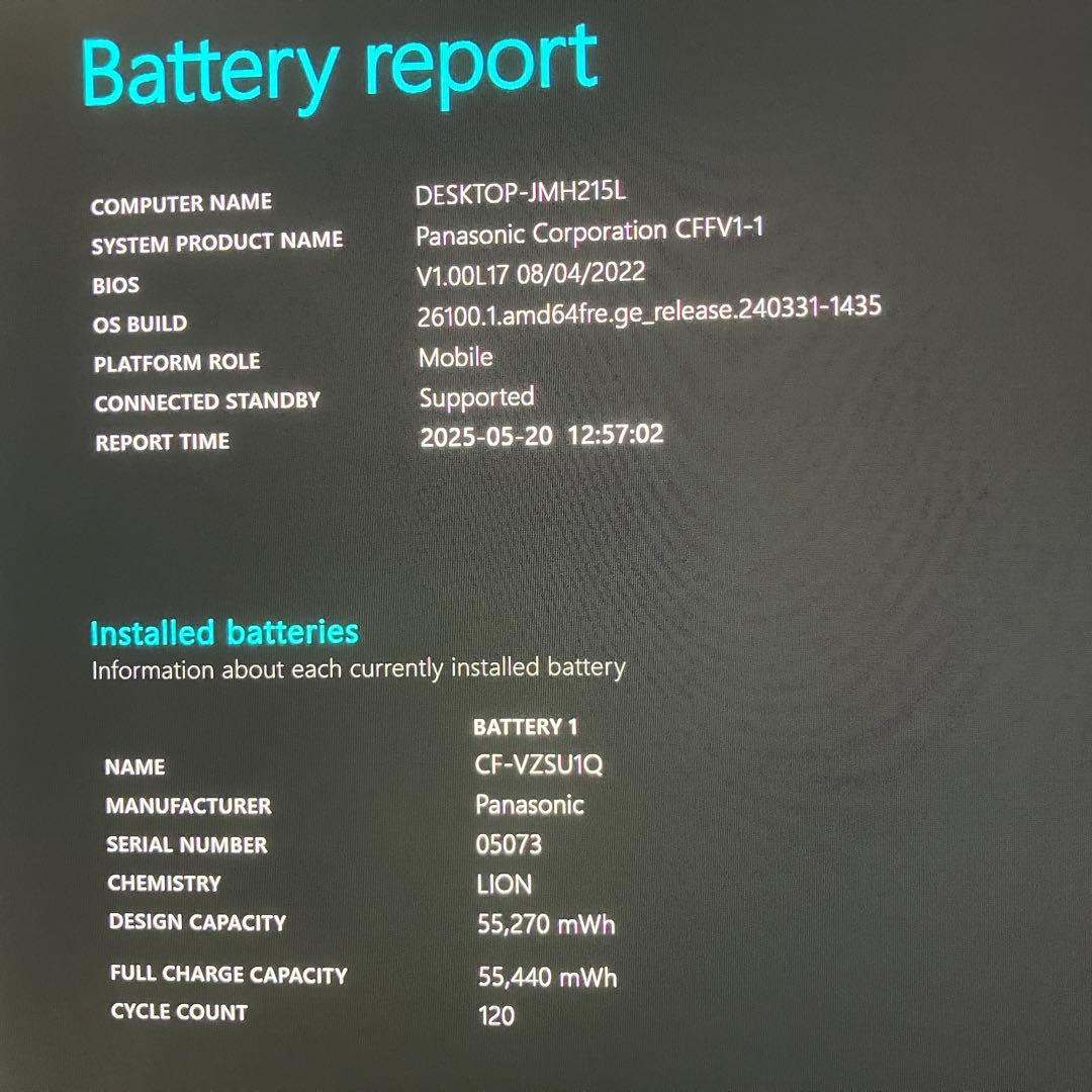 Let's note FV1 i5 16GB QHD オフィス バッテリー超優良
