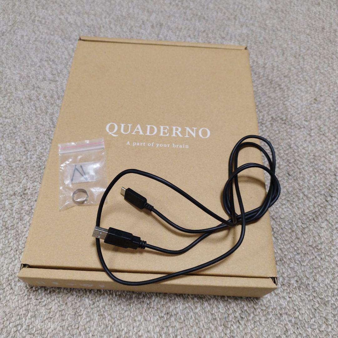 QUADERNO A4（Gen.3）クアデルノ　☆純正カバー付き☆