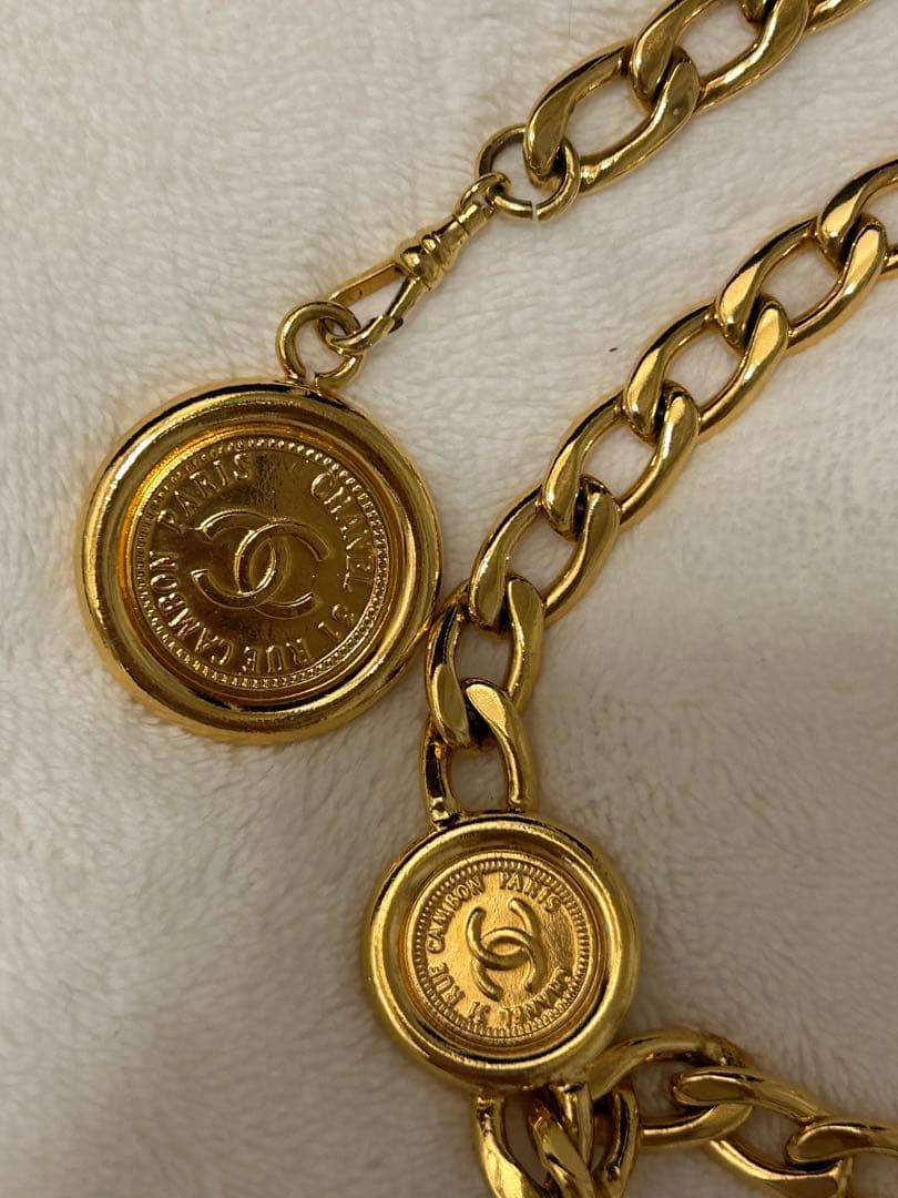 CHANEL ゴールド チェーンベルト1メートル２cm