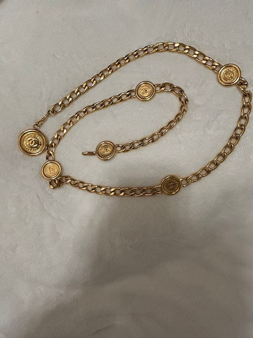 CHANEL ゴールド チェーンベルト1メートル２cm