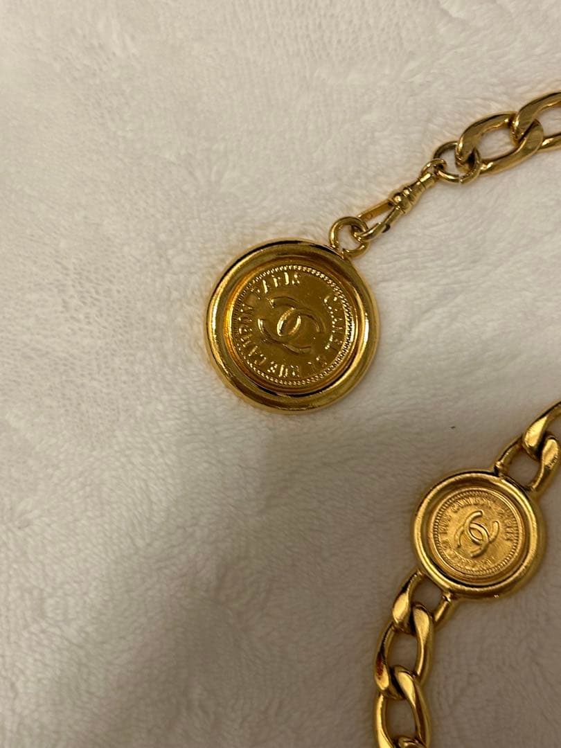 CHANEL ゴールド チェーンベルト1メートル２cm