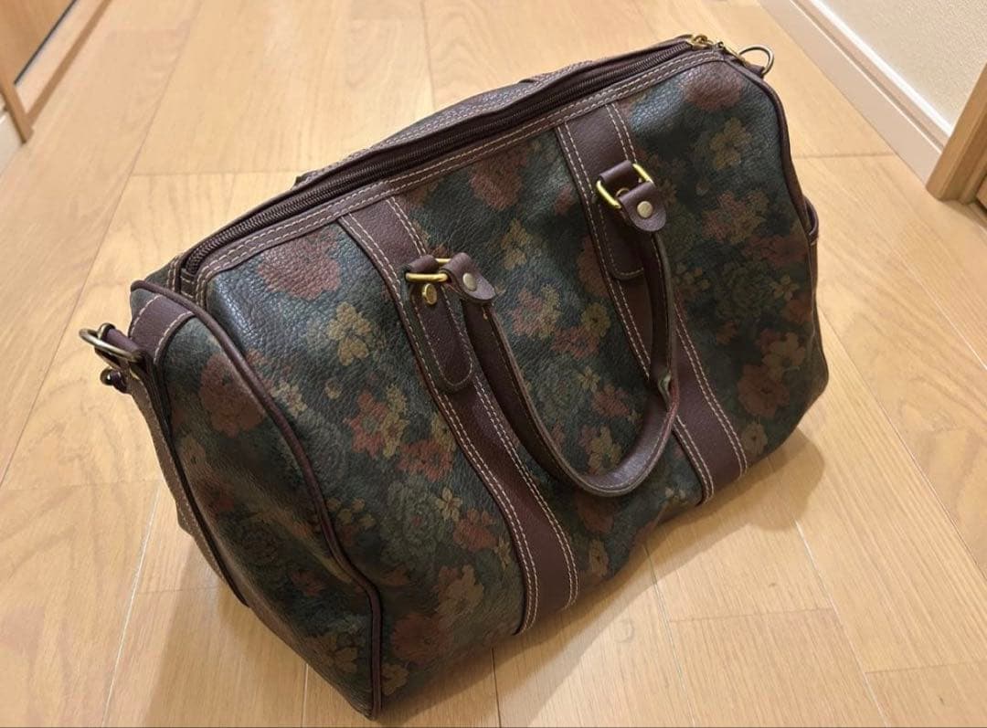 バッグ Flower pattern mini boston bag