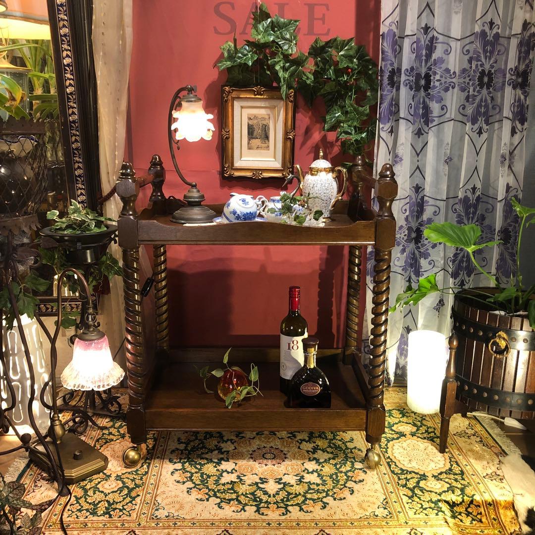 sale 希少　オールドマルニ ツイストレッグ　クラシカルワゴンテーブル 地中海