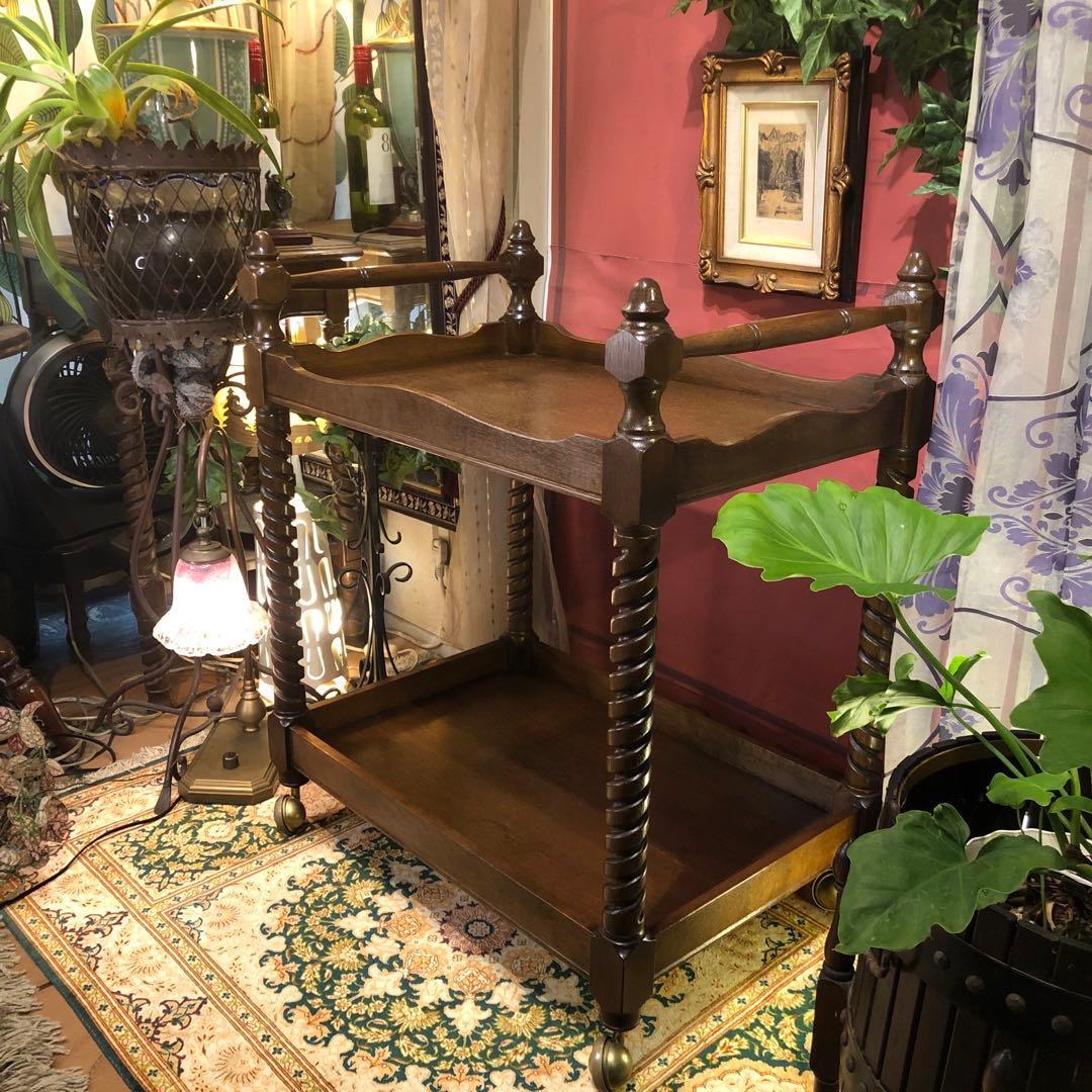 sale 希少　オールドマルニ ツイストレッグ　クラシカルワゴンテーブル 地中海