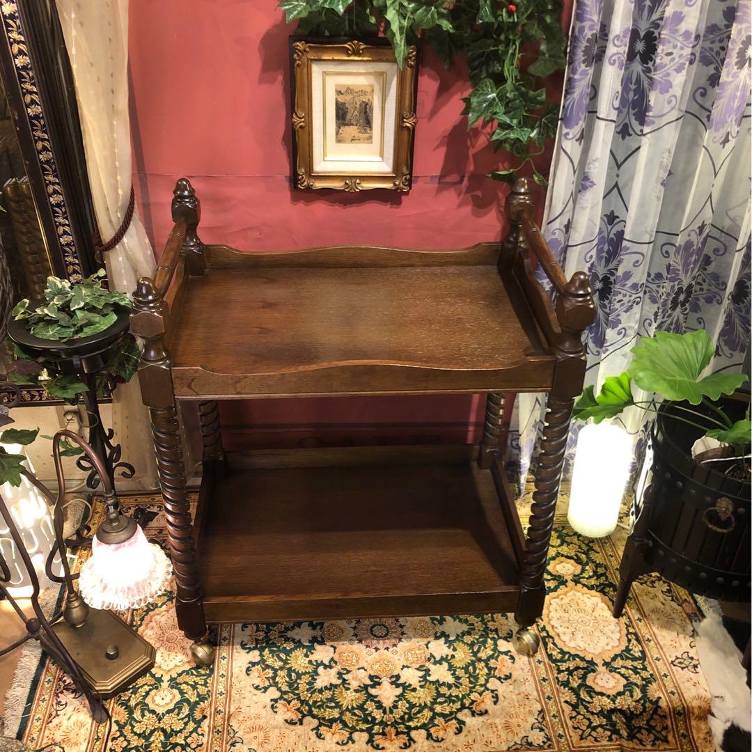 sale 希少　オールドマルニ ツイストレッグ　クラシカルワゴンテーブル 地中海