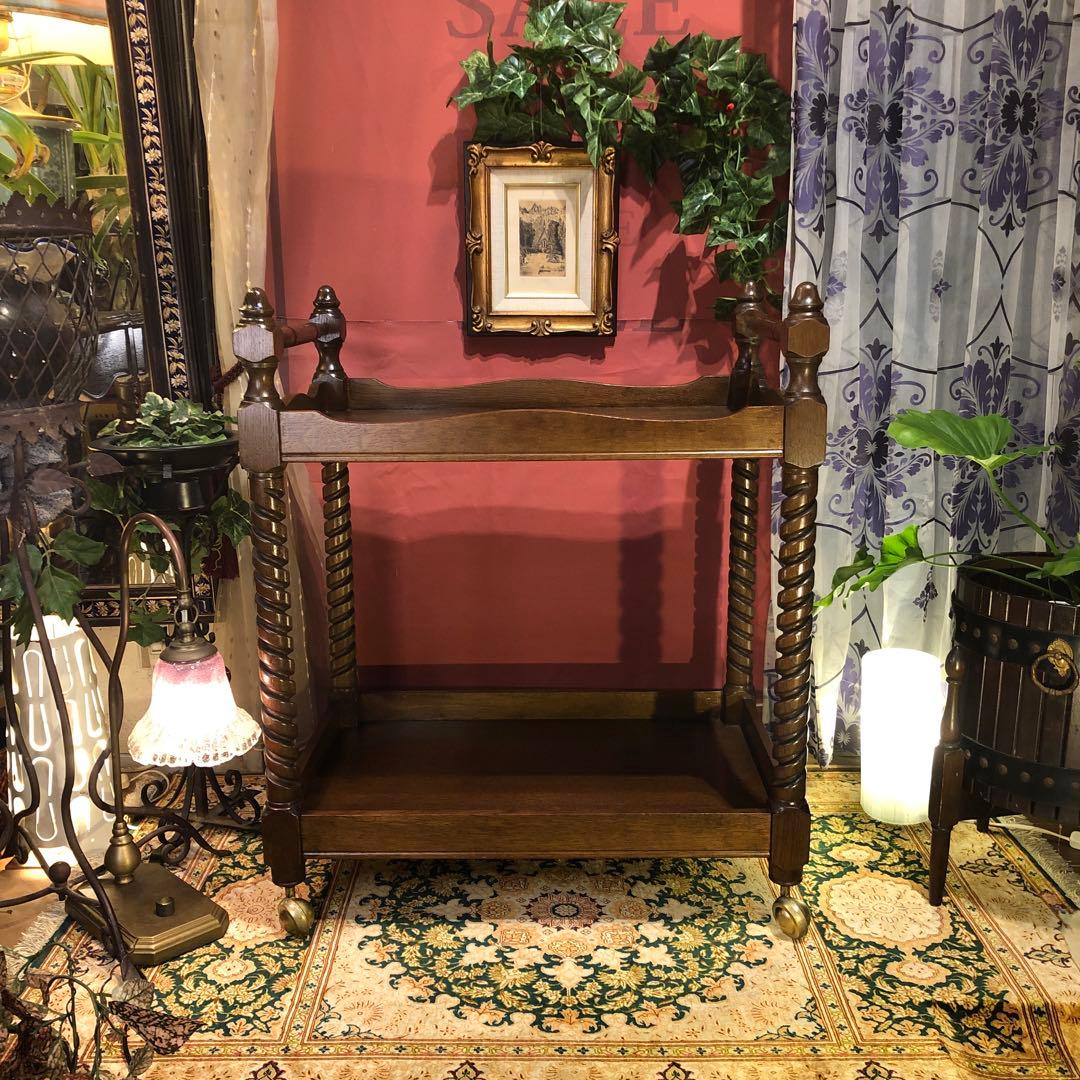 sale 希少　オールドマルニ ツイストレッグ　クラシカルワゴンテーブル 地中海