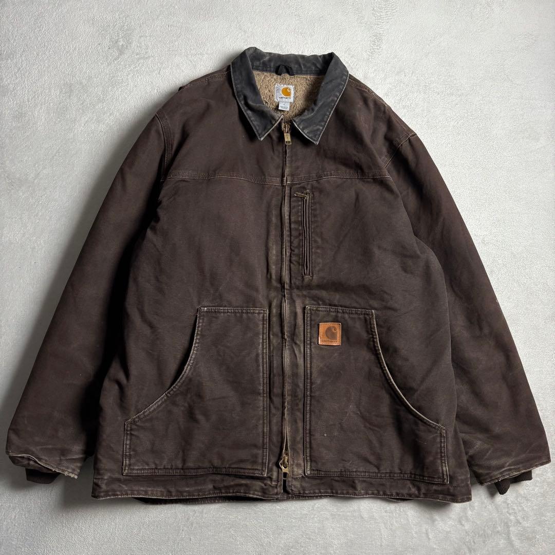 carhartt ダックジャケット　サンドストーンリッジコート　ボアライナー