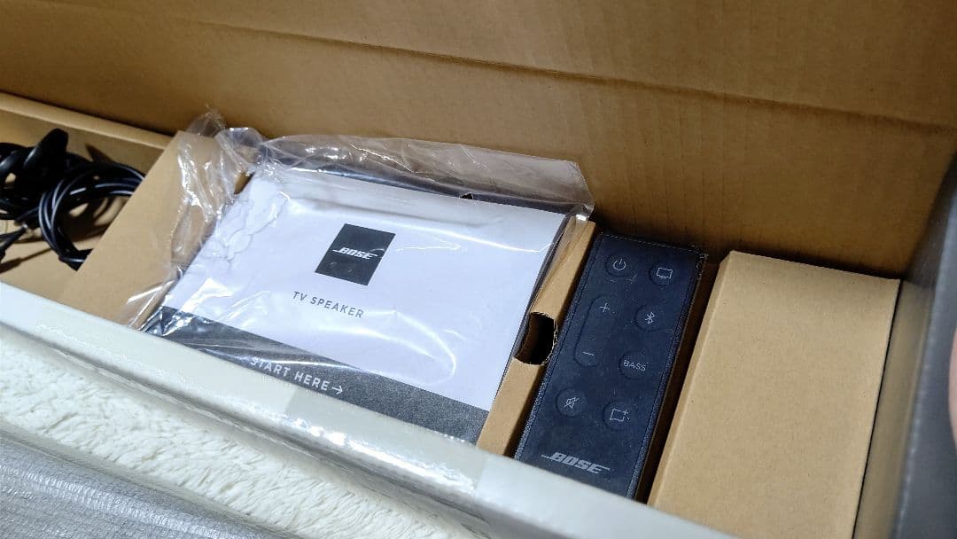 Bose TV Speaker テレビスピーカー サラウンドバー【付属品完備】