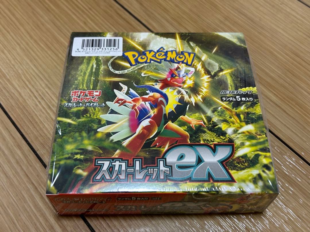 ポケモンカードゲーム スカーレットex 新品未開封 シュリンク付き 1BOX