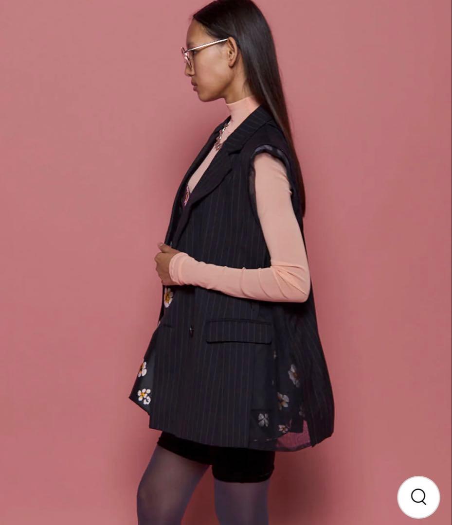 メゾンスペシャル ジレ Side Tulle Gilet