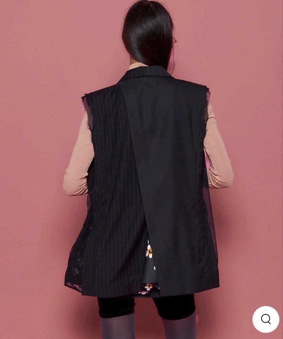 メゾンスペシャル ジレ Side Tulle Gilet