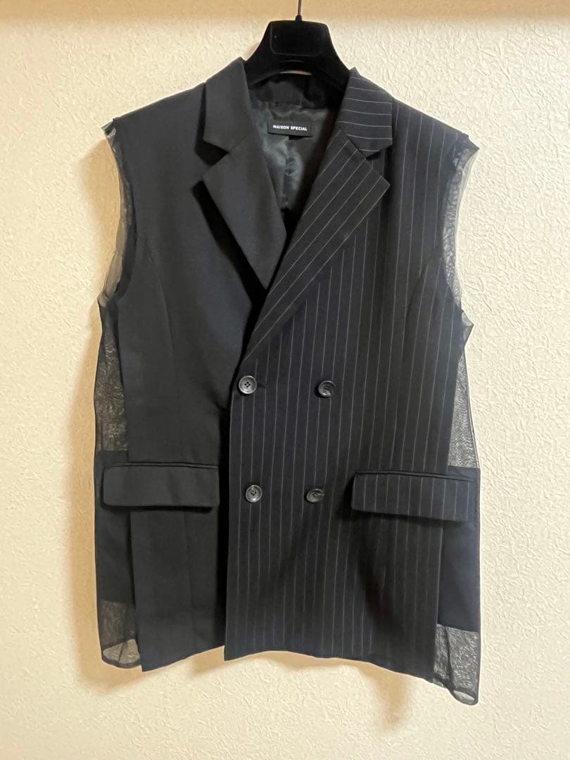 メゾンスペシャル ジレ Side Tulle Gilet