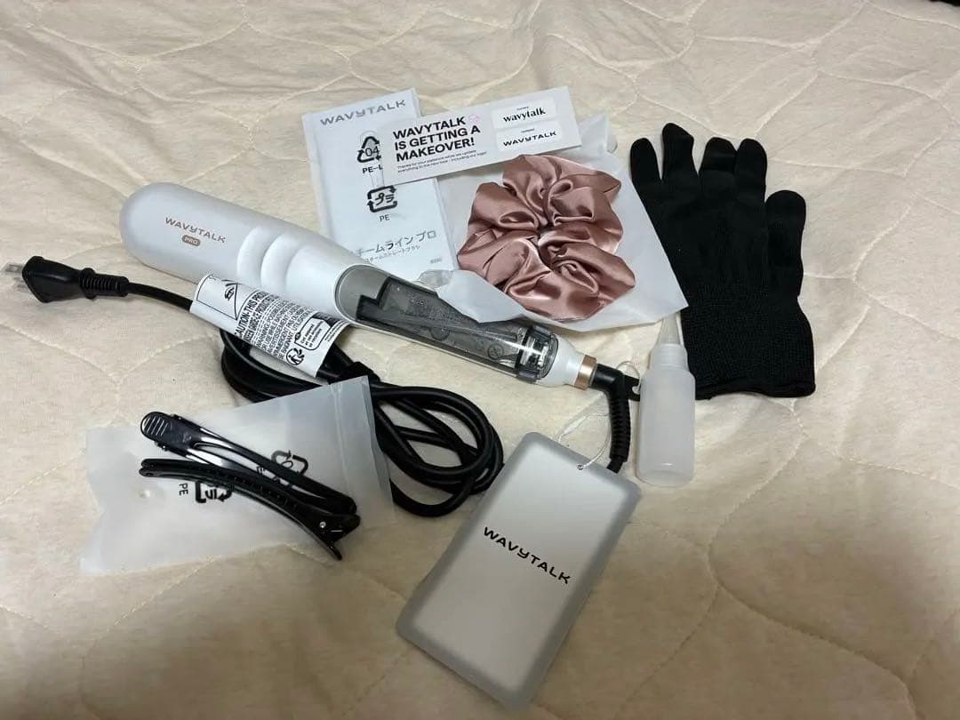 WAVYTALK ヘアアイロン ホワイト
