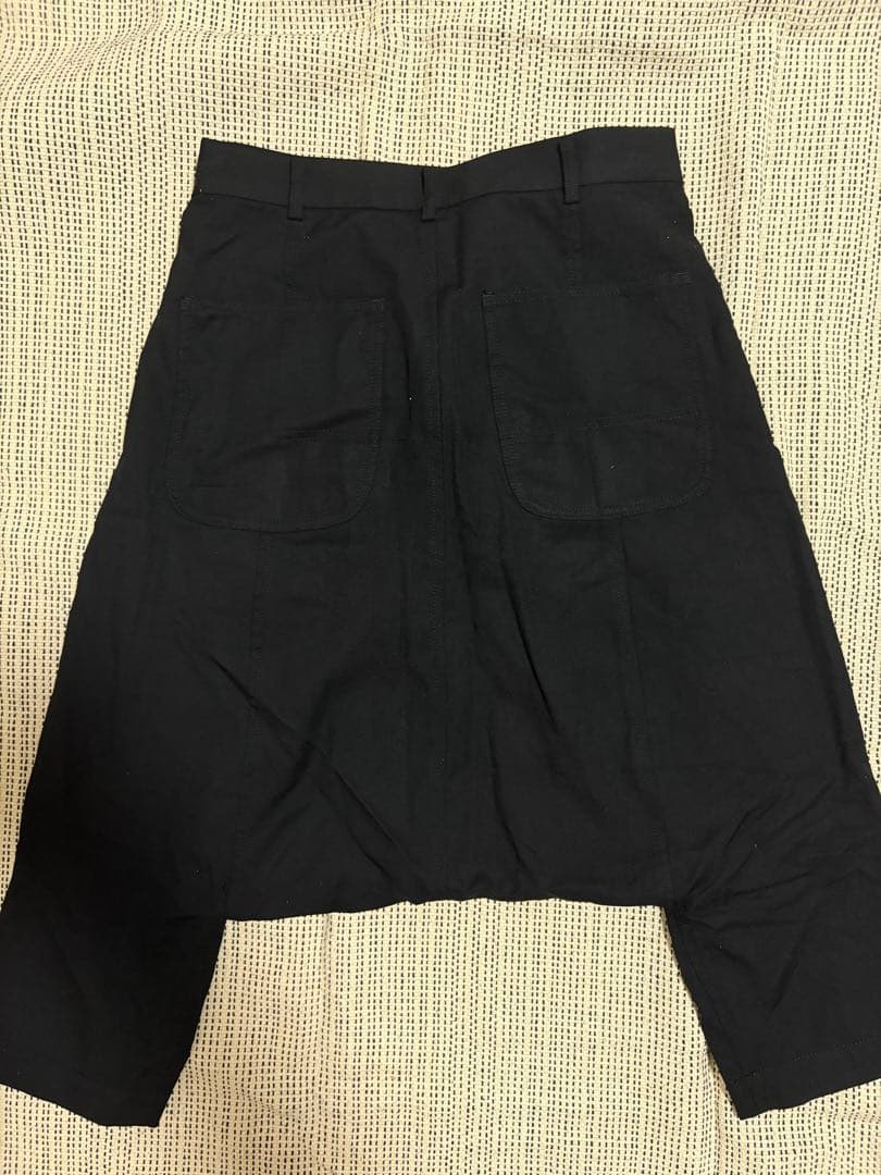 ブラックコムデギャルソン　サルエルパンツ　wool100