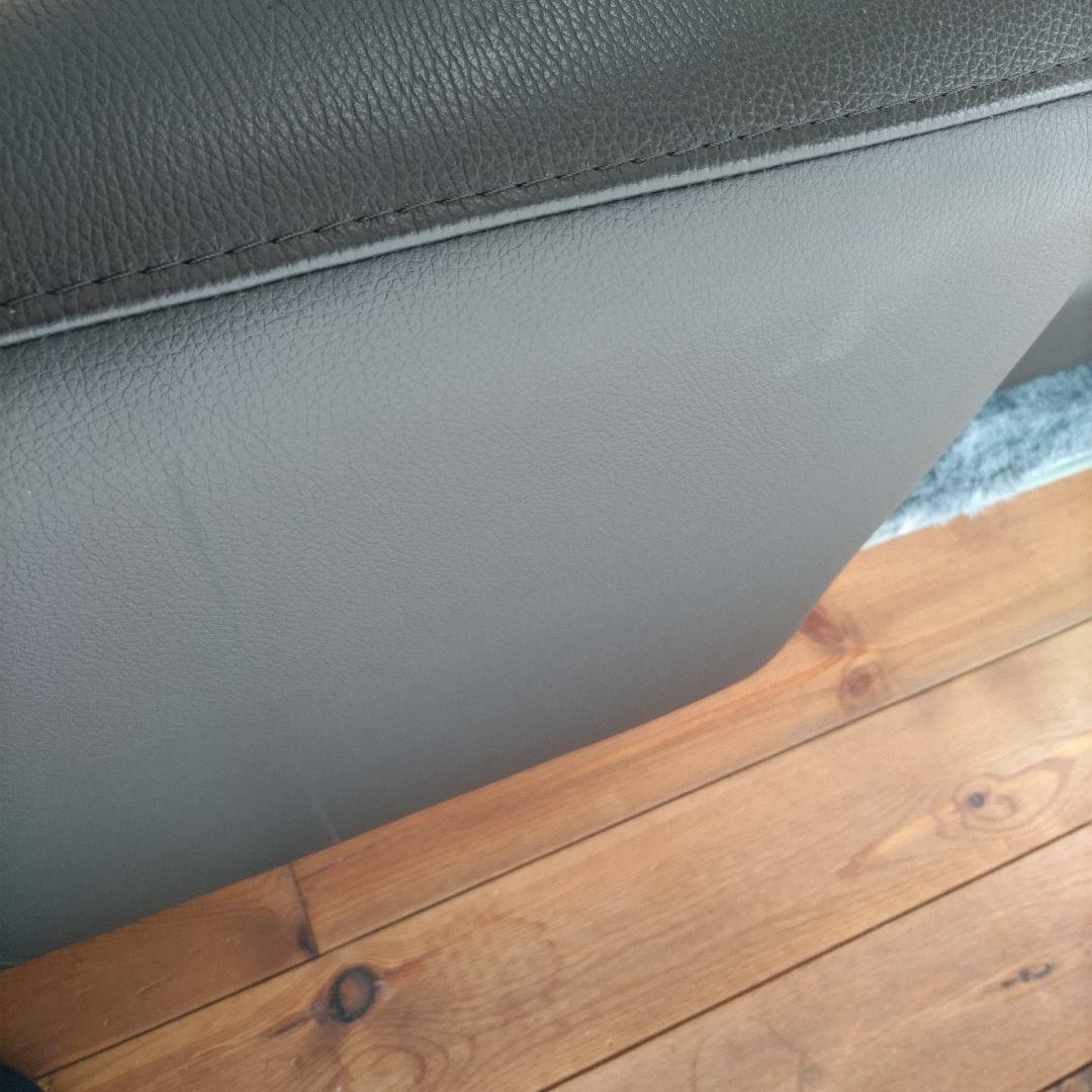 3人掛け カウチソファ　黒