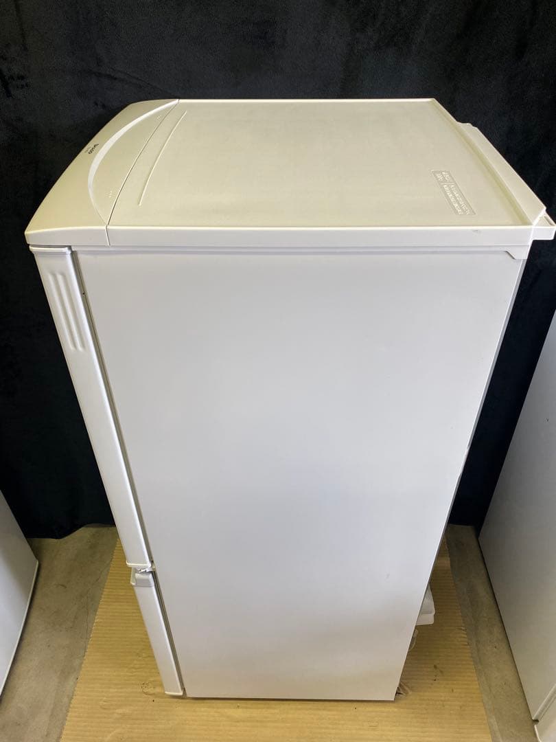 SHARPノンフロン冷凍冷蔵庫137L SJ-14E4-KW除菌・清掃済み