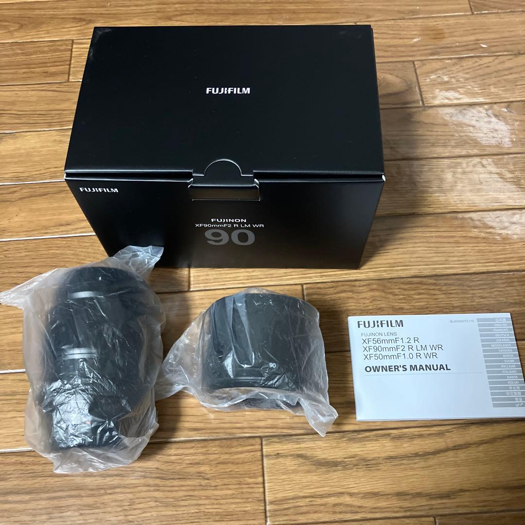 FUJIFILM XF90mmF2 R WR ほぼ新品　保護フィルタ付　中古美品